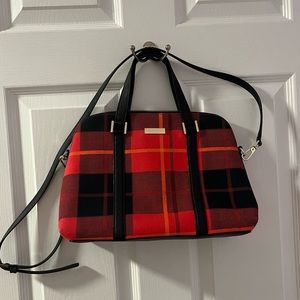 Kate Spade Crossbody Red Plaid